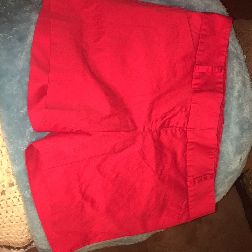 The limited size 4 Red colored shorts